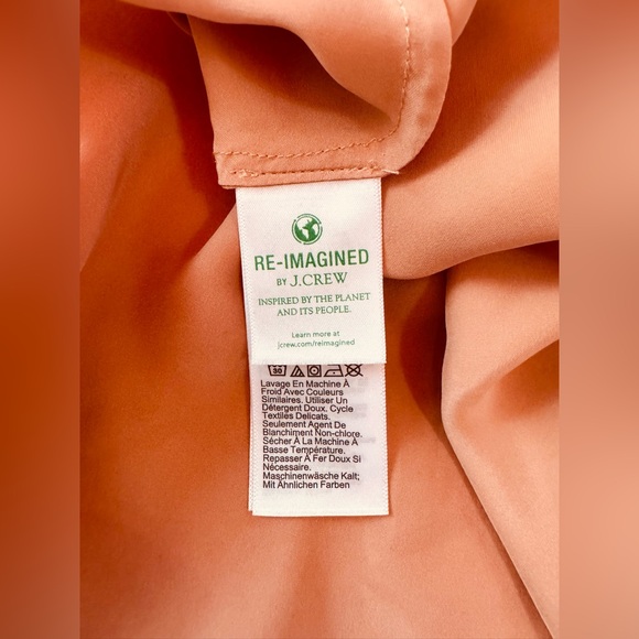 NWOT- J Crew -size Large- silky material- excellent condition - Picture 6 of 8